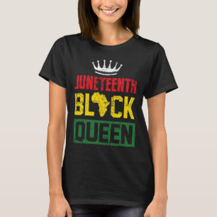 Juneteenth Afro American Women Mom Matching Junete T-Shirt