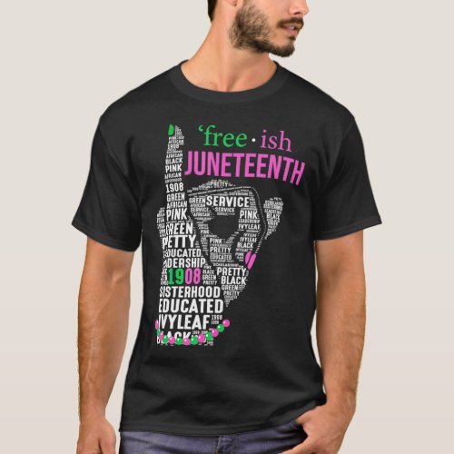 Juneteenth Aka Freeish Since 1865 Independence fac T_Shirt
