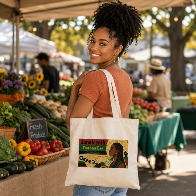Juneteenth Art & Declaration of Liberation Tote Bag (Creator Uploaded)