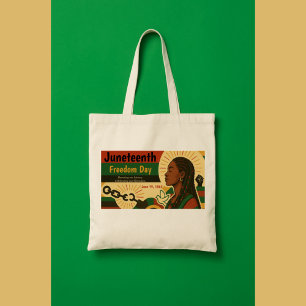 Juneteenth Art & Declaration of Liberation Tote Bag