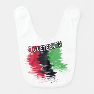Juneteenth Baby Bib