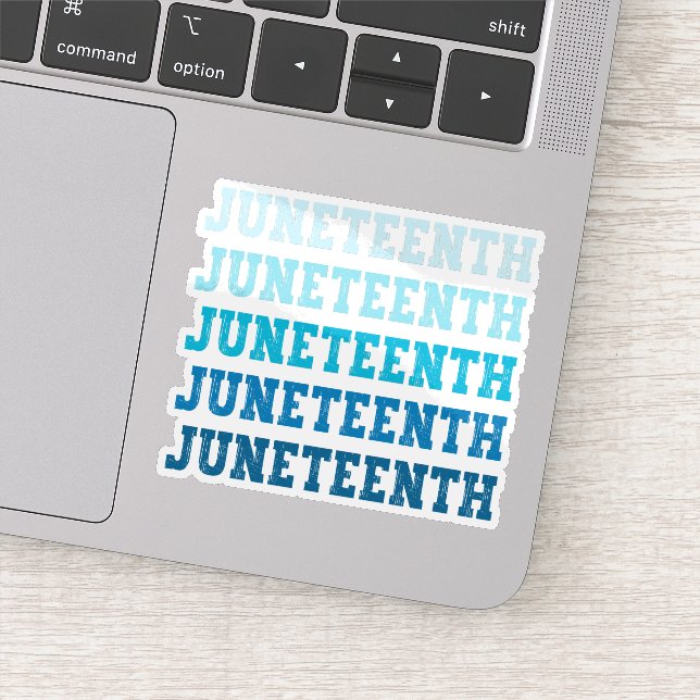 Juneteenth Black American African Celebration Cool Sticker (Detail)