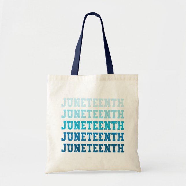 Juneteenth Black American African Celebration Cool Tote Bag (Front)