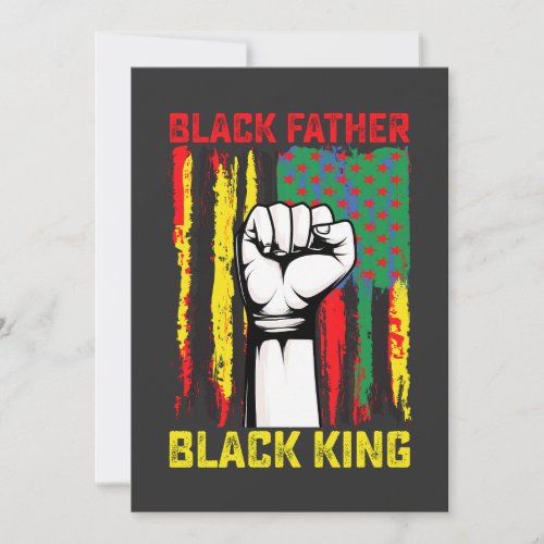 Juneteenth Black Father Day Dad King Celebrating F Invitation