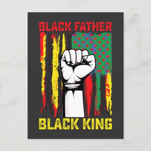 Juneteenth Black Father Day Dad King Celebrating F Invitation Postcard