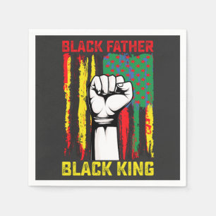 Juneteenth Black Father Day Dad King Celebrating F Napkins