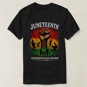 Juneteenth Black Freedom Celebration Heritage T-Shirt