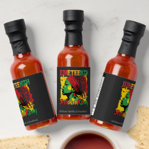 Juneteenth Black Freedom Day 1865 Loc Hot Sauces