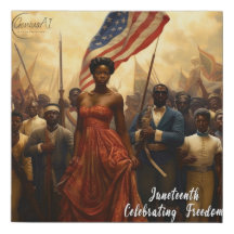 Juneteenth: Black Freedom Faux Canvas Print
