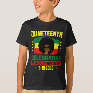 Juneteenth Black Freedom History American African T-Shirt