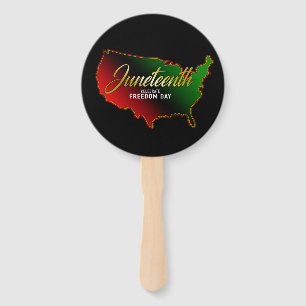 Juneteenth Black Heritage Hand Fan