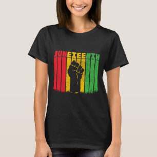 Juneteenth Black History Afro American African Fre T-Shirt