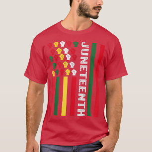 Juneteenth Black History Flag African American Sin T-Shirt