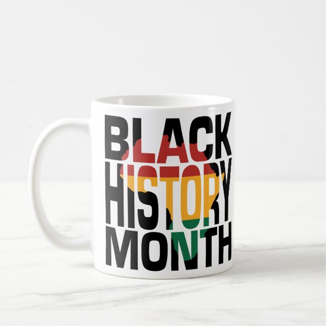 Juneteenth Black History Month Coffee Mug (Left)