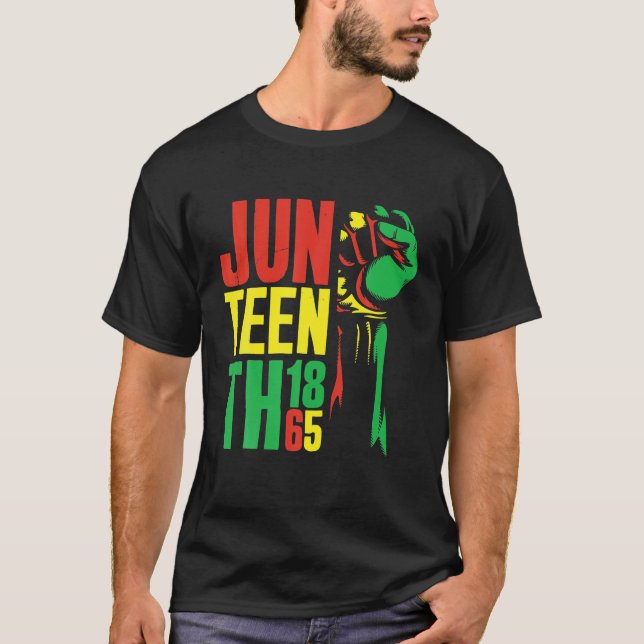 Juneteenth Black History Month Quote T-Shirt (Front)