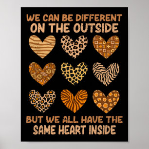 Juneteenth Black History Month Same Heart Inside W Poster