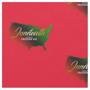 Juneteenth Black Independence Day Fabric