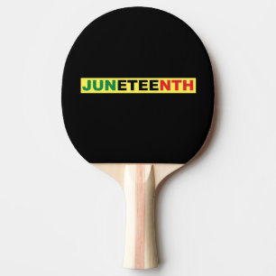 Juneteenth Black Independence Ping Pong Paddle