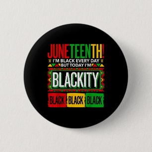 Juneteenth Blackity Black History African Women Gi Button
