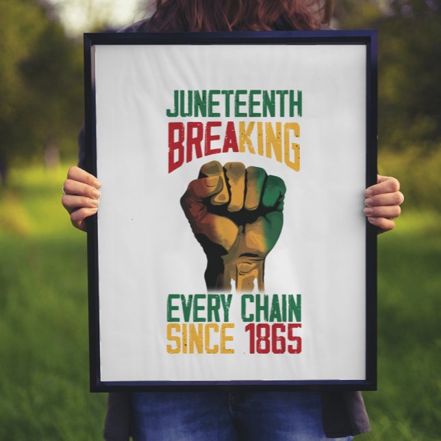 Juneteenth Breaking Chains Poster (Creator Uploaded)
