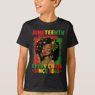 Juneteenth Breaking Every Chain Since 1865 African T-Shirt