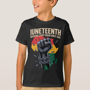 Juneteenth Breaking Every Chain Since 1865 Vintage T-Shirt