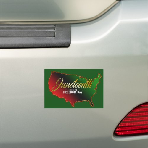Juneteenth  Car Magnet