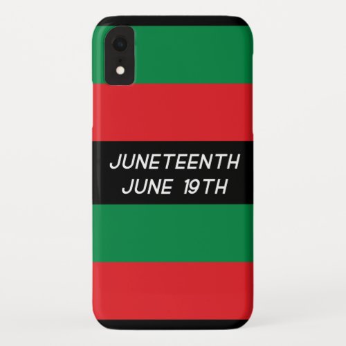 Juneteenth iPhone XR Case