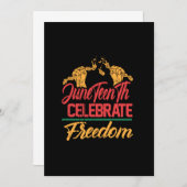 Juneteenth Celebrate Freedom Alberto.Png Save The Date (Front/Back)