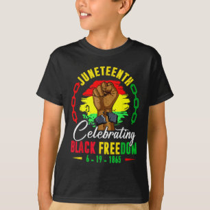 Juneteenth Celebrating Black Freedom 1865 African T-Shirt