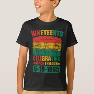 Juneteenth Celebrating Black Freedom 1865 African T-Shirt