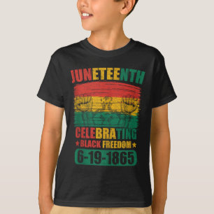 Juneteenth Celebrating Black Freedom 1865 African T-Shirt
