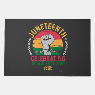 Juneteenth Celebrating Black Freedom 1865 Doormat