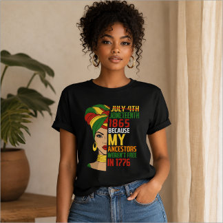 Juneteenth Celebrating Black Freedom 1865 T-Shirt