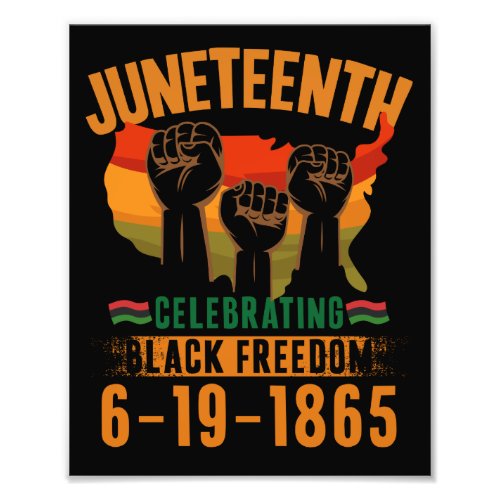 Juneteenth Celebrating Black Freedom 186 African Photo Print