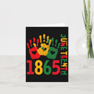 Juneteenth Celebrating Black Freedom American Afri Card