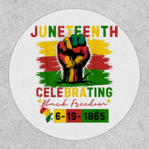 Juneteenth Celebrating Black Freedom Black History Patch