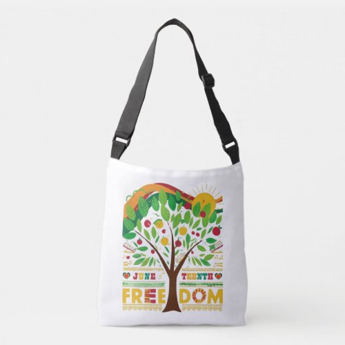 Juneteenth Celebrating Black Freedom Crossbody Bag