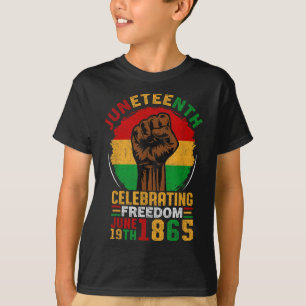 Juneteenth Celebrating Black Freedom June 19th 186 T-Shirt