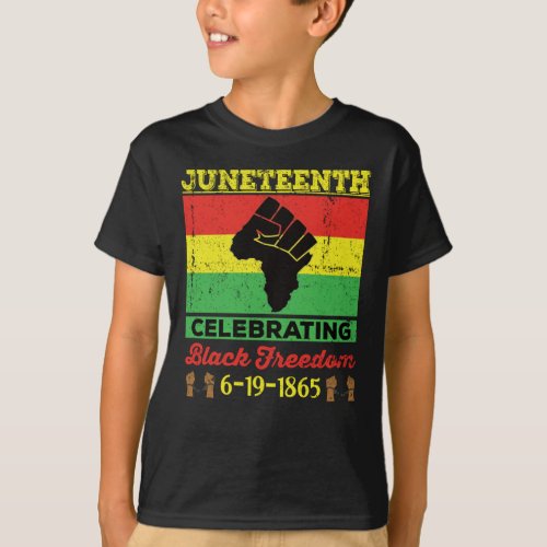 Juneteenth Celebrating Black Freedom Juneteenth T_Shirt