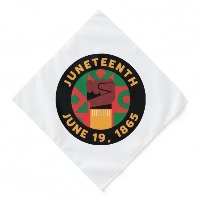 Juneteenth Celebration  Commemorating Freedom and  Bandana (Front)