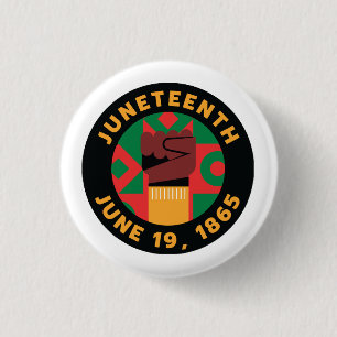 Juneteenth Celebration  Commemorating Freedom and  Button