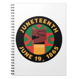 Juneteenth Celebration Commemorating Freedom and Notebook