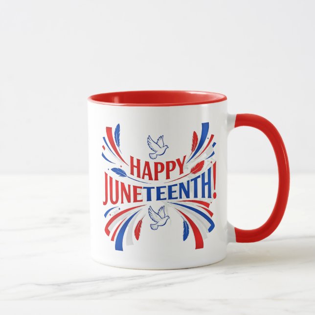 Juneteenth Celebratory Coffee Mug (11 oz.) (Right)