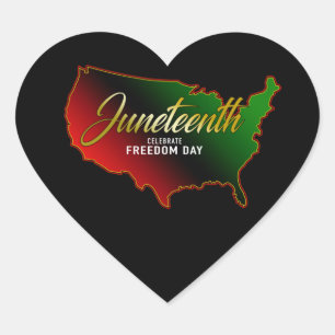 Juneteenth Classic Round Sticker