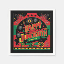 Juneteenth Cocktail Napkins