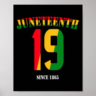 Juneteenth Cool Black History June 19 2025 Awesome Poster