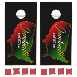 Juneteenth  cornhole set
