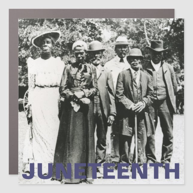 Juneteenth Day 1866: Celebration of Emancipation Car Magnet (Front)