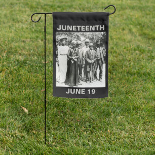Juneteenth Day 1866: Celebration of Emancipation Garden Flag